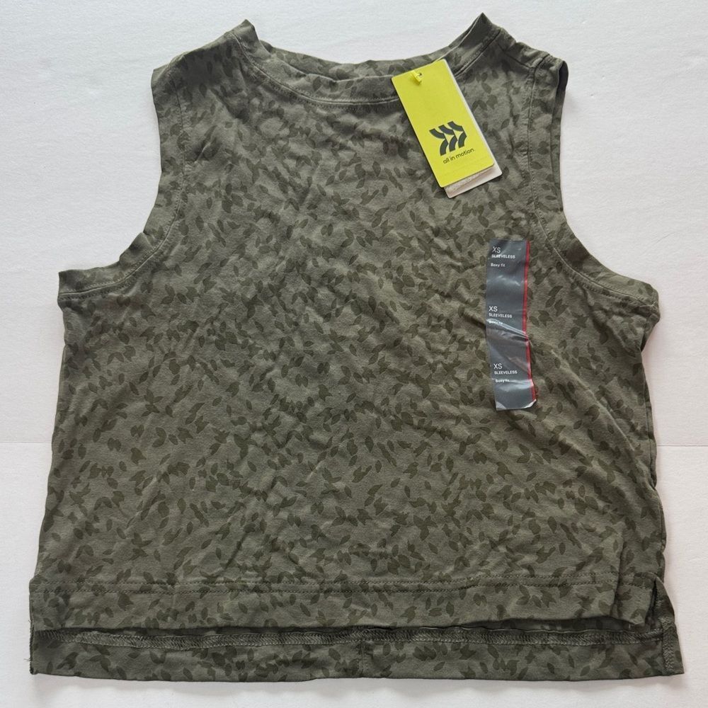 All in Motion Women’s Dark Olive Green Active Tank
